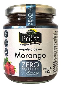 Geleia De Morango Zero Açucar Adicionado 240g Prust