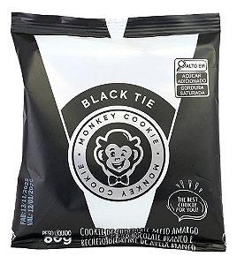 Cookie Meio Amargo Com Avelã Black Tie 80g Grand Monkey