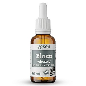 Zinco Bisglicinato Em Gotas Alta Absorção 30ml Yosen