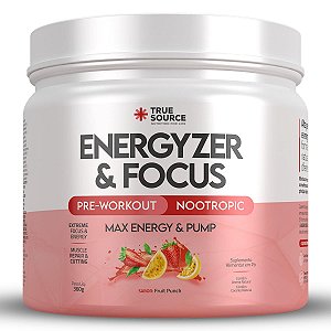 Pré Treino Energyzer Fruit Punch 360g True Source Fruit Punch