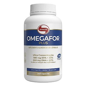 Ômega 3 Omegafor Plus Ultra Concentrado 240 Cápsulas Vitafor