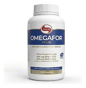 Ômega 3 Omegafor Plus Ultra Concentrado 240 Cápsulas Vitafor