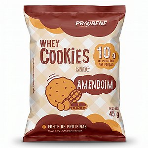 Whey Cookies Proteicos Sabor Amendoim 45g Probene
