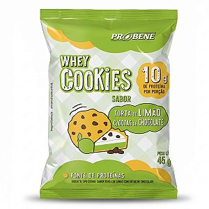 Whey Cookies Proteico Torta De Limão Com Gotas 45g Probene