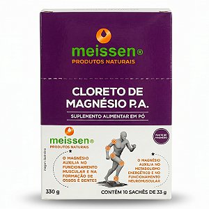 Cloreto De Magnésio P.A. Display Com 10 Saches Meissen