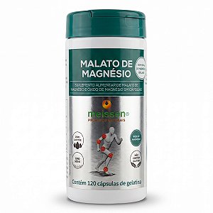Malato De Magnésio 120 Cápsulas Meissen