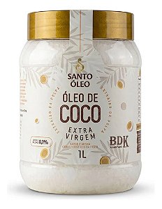 Óleo de Coco Extravirgem de Polpa 1L Santo Óleo