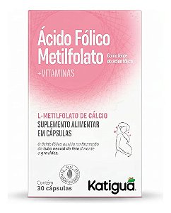 Ácido Fólico Metilfolato 30 Cápsulas Katiguá