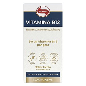 Vitamina B12 + Metilcobalamina Vegano 20ml Vitafor