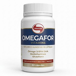 Omegafor Vitamins 3 + 7 Vitaminas 60 Cápsulas Vitafor