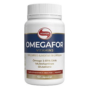 Omegafor Vitamins 3 + 7 Vitaminas 60 Cápsulas Vitafor