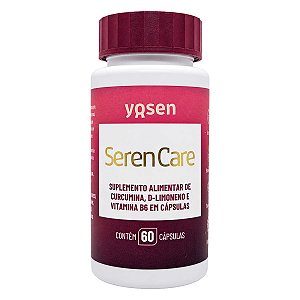 Serencare Curcumina Serenzo B6 60 Cápsulas Yosen
