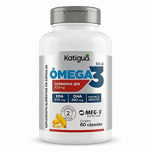 Ômega 3 + Coenzima Q10 Meg-3 60 Cápsulas Katiguá