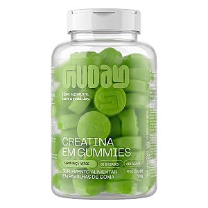 CREATINA EM GUMMIES DE MACA VERDE 60 GOMAS - GUDAY