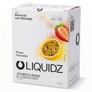 Eletrólitos Zero Açúcar Maracujá E Morango 14 Sachês Liquidz