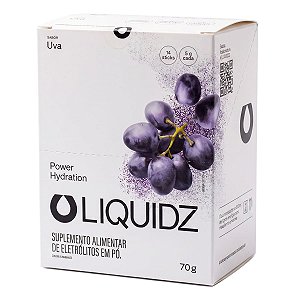 Eletrólitos Sabor Uva Zero Açucar 14 Sachês Liquidz