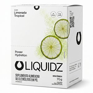Eletrólitos Zero Açúcar Limonada Tropical 14 Sachês Liquidz