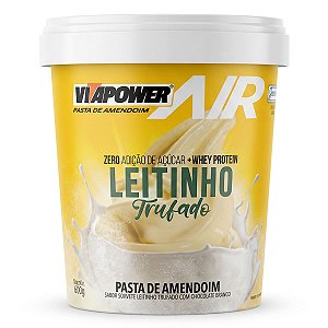 Pasta De Amendoim Sorvete Leitinho Trufado 600g Vitapower