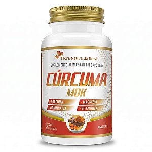 Cúrcuma Mdk Vitamina D3 Magnésio 60 Caps Flora Nativa