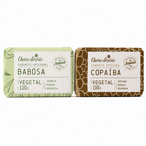 Kit Sabonetes Babosa 110g + Copaíba 110g Cheiro De Ervas