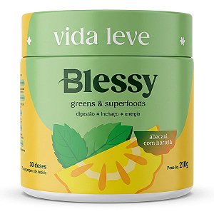 Greens & Superfoods Sabor Abacaxi com Hortelã 210g Blessy