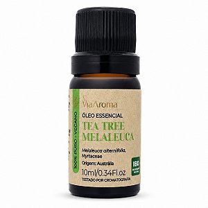 Óleo Essencial Melaleuca Tea Tree 10ml Via Aroma