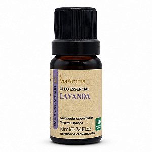 Óleo Essencial Lavanda 10ml Via Aroma