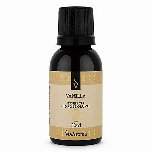Essência Hidrossolúvel Vanilla 30ml Via Aroma
