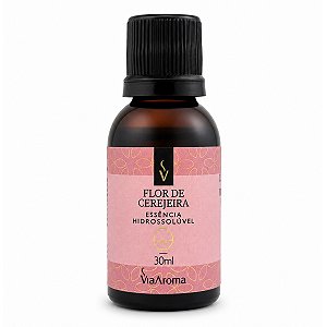 Essência Hidrossolúvel Flor De Cerejeira 30ml Viaaroma
