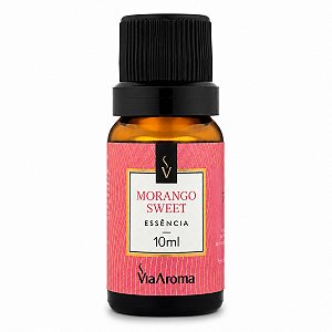 Essência Aromática Morango Sweet Com Canela 10ml Via Aroma