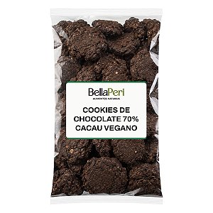 Cookies De Chocolate 70% Cacau Vegano Bellaperi Kg