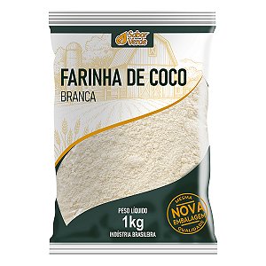 Farinha de Coco Branca Sabor Verde Kg