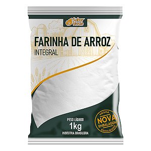 Farinha de Arroz Integral Sabor Verde Kg