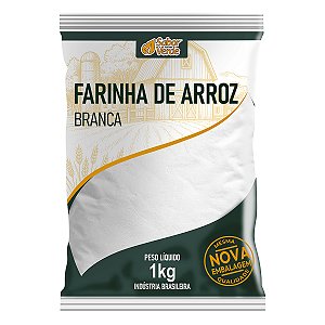 Farinha de Arroz Branca Sabor Verde Kg