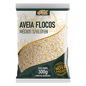 Aveia em Flocos Médios Sem Glúten Sabor Verde Kg