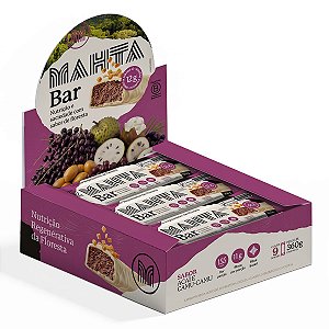Barra de Proteína Sabor Açaí Display 9 Unidades Mahta