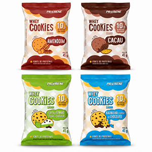 Kit Cookies Proteicos Mix 4 sabores Probene