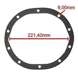 Junta Tampa Diferencial Ar Condicionado 10/20/F1000 Braseixos /92 10557NA