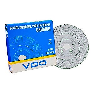 Disco Tacógrafo 7 Dias 180 Km