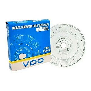 Disco Tacógrafo 7 Dias 125 Km