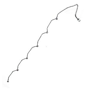 Cano Retorno Cummins Série B 6 Cilindros Bomba Rotativa 493555