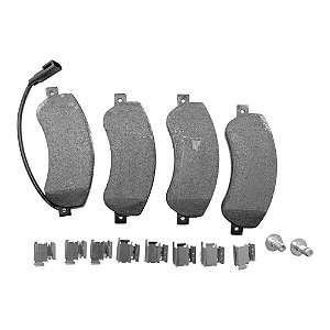 Jogo Pastilhas de Freio Dianteiro Transit Furgão/Van 2008/2013 Completo C