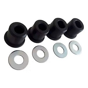 Jogo Bucha Fixação Caixa Direção Hilux Pitbull 2005