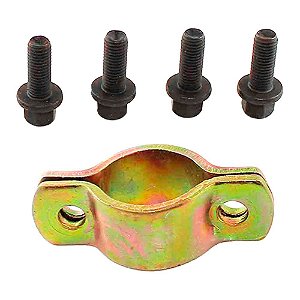 Kit de Fixação de Cruzeta F1000/Ranger/S10/D10 1 Chapa 2 Pinos para Parafuso