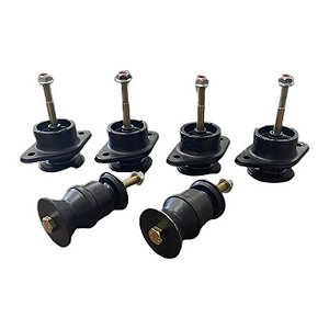 Kit Coxim Carroceria Central e Traseiro Lado Direito/Esquerdo Hilux Pitbull 2005/2015