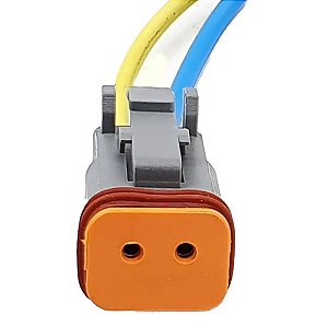 Chicote 2 Vias Conector Fêmea 1.5mm Linha Deutsch