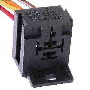 Chicote 5 Vias Base Para Relé Com Fixação