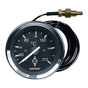 Indicador de Temperatura 60mm Cabo 4m Rosca 14x1,5mm