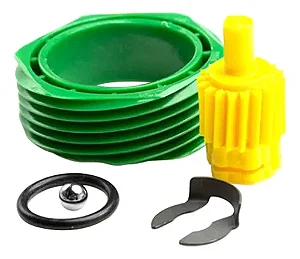 Kit Coroa/Pinhão Velocímetro F4000 4 Marchas 18 Dentes