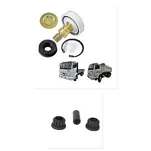 Kit Reparo Articulação Alavanca Jogo Trambulador Ford 1119 1215 1215C e Outros
